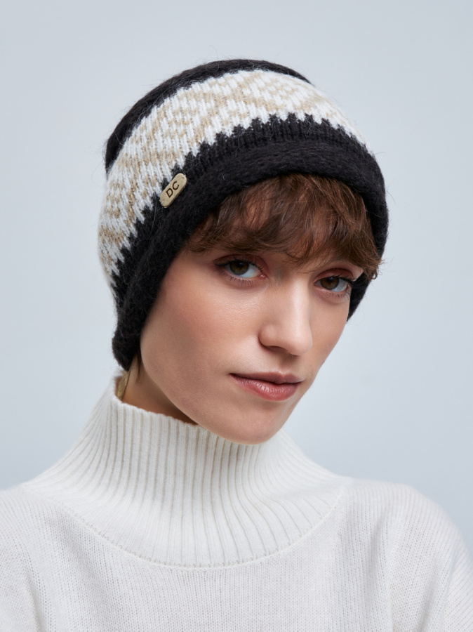 шапка 260107PG - бежево-коричневый (1)