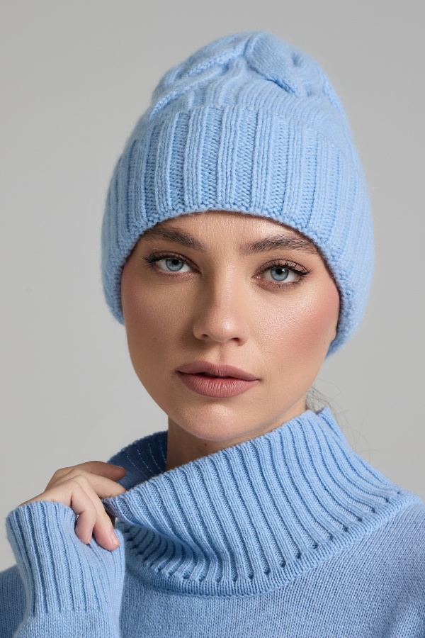 шапка 240116 - голубой