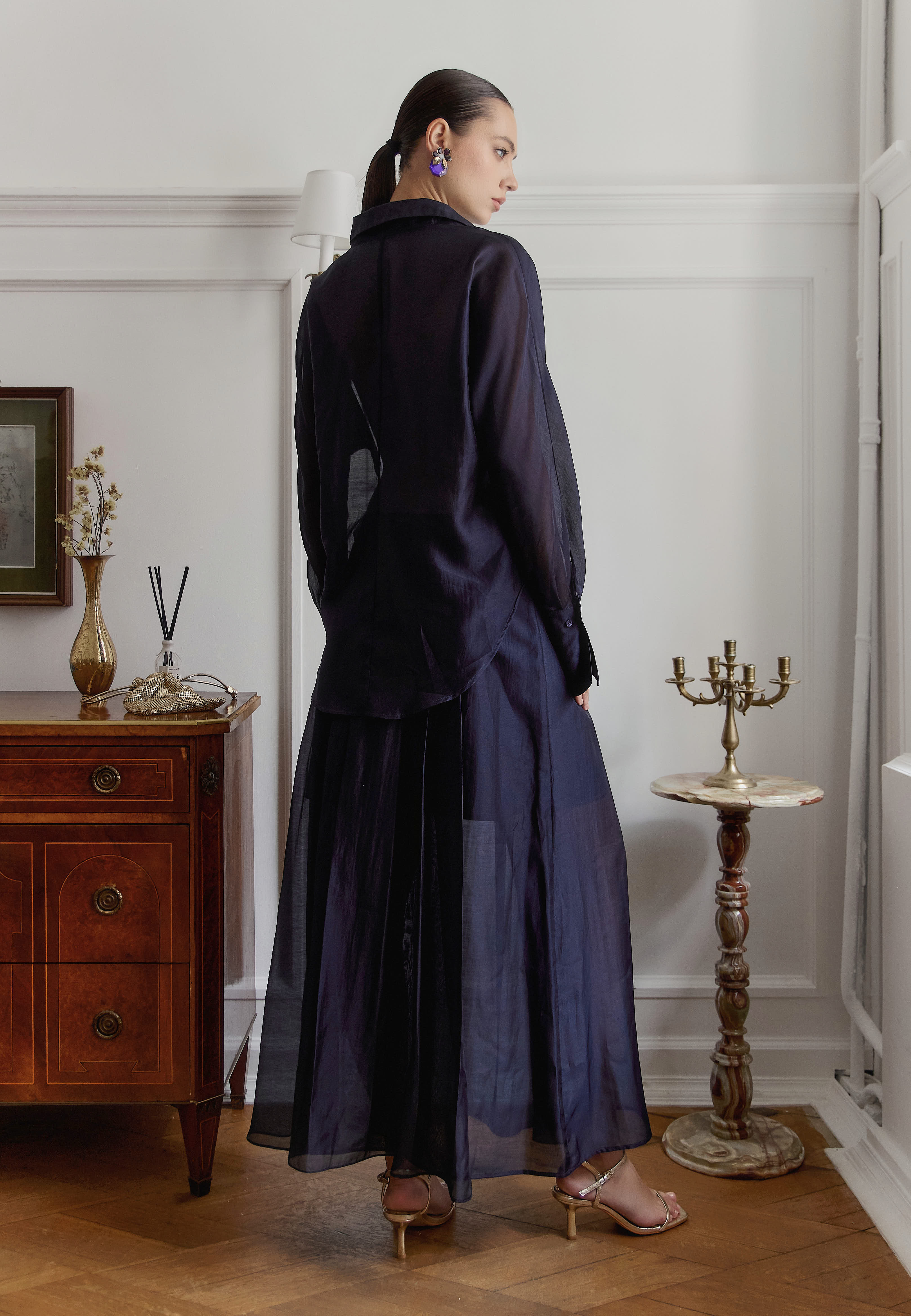 рубашка 25S1019F - синий (3)