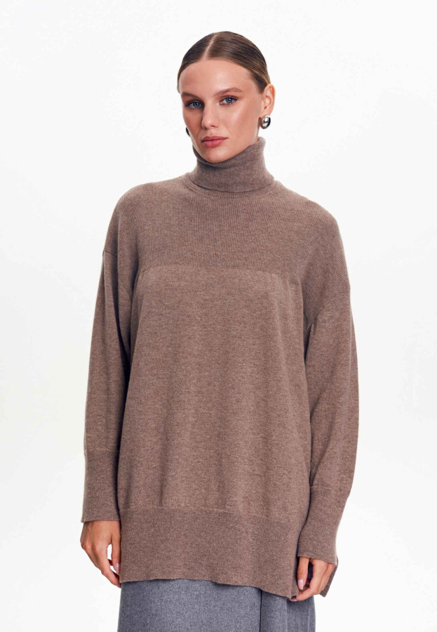 000-338 джемпер светло-коричневый (1)