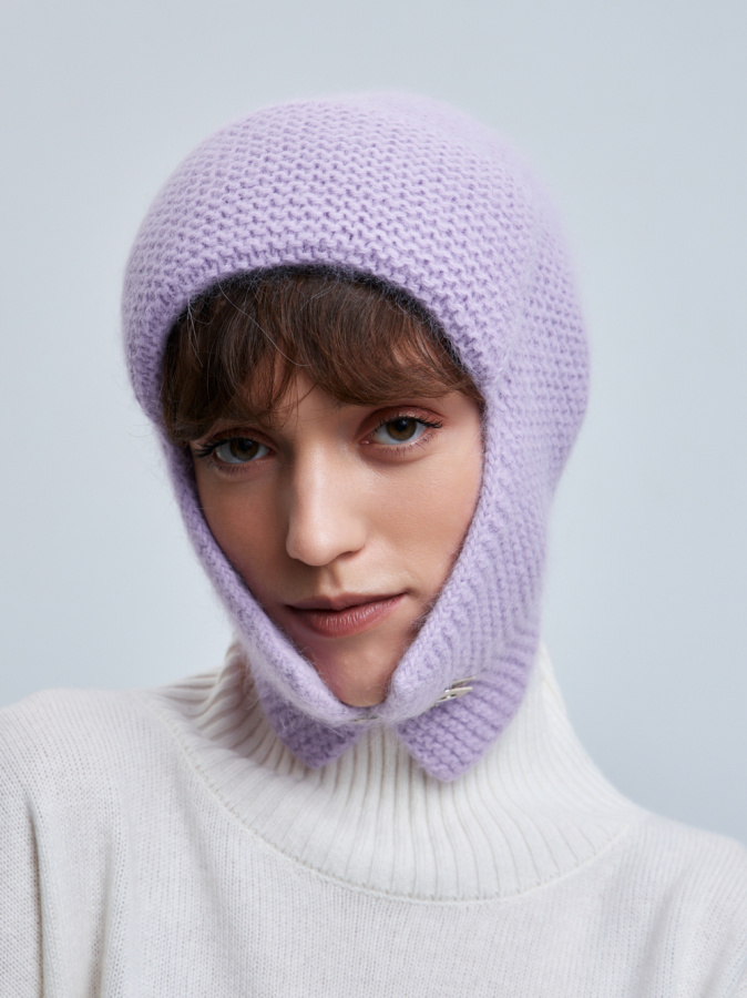 шапка ушанка 230160RG D - лаванда (1)