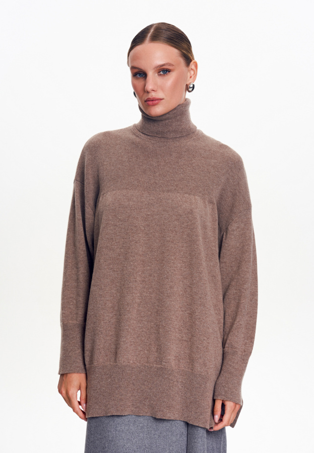 000-338 джемпер светло-коричневый (1)