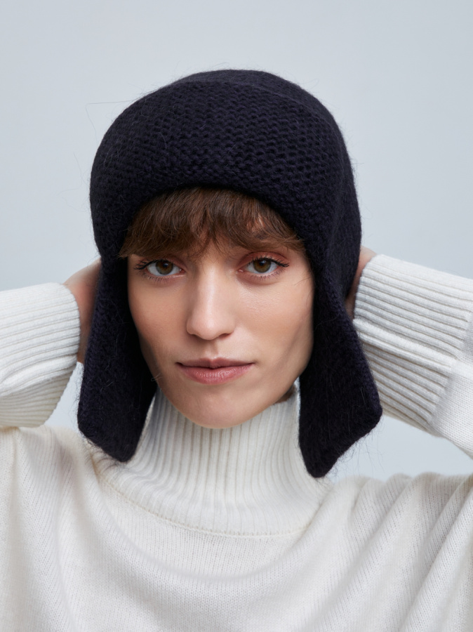 шапка ушанка 250110PG - синяя ночь (1)