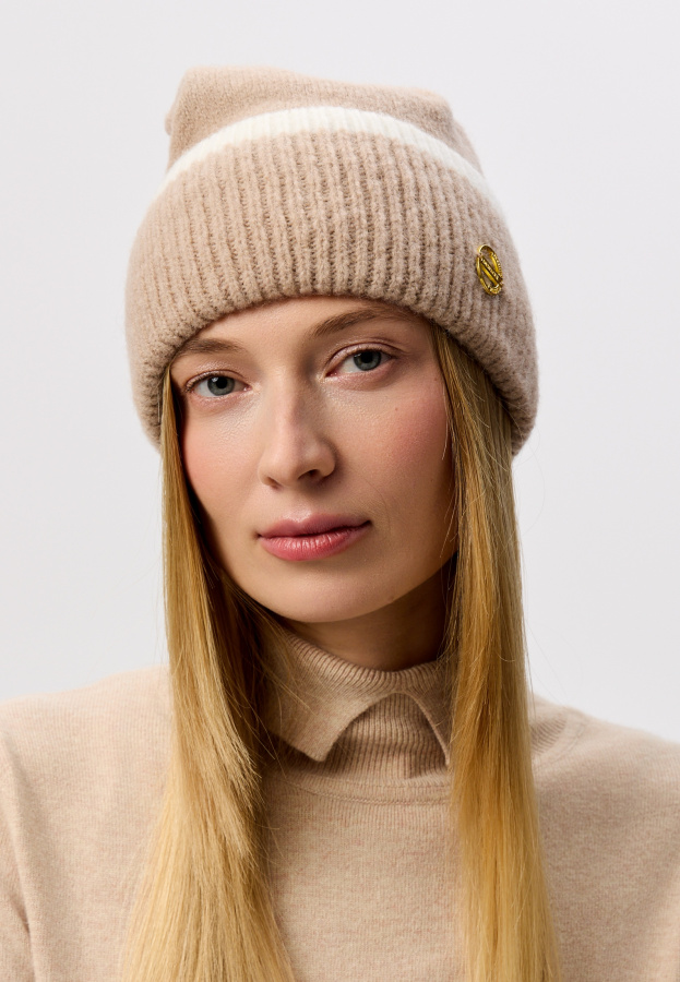 шапка 250153LT бежевый (1)