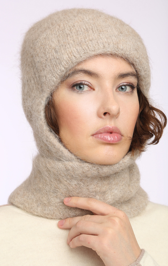 шапка ушанка 240187 светло-бежевая (4)