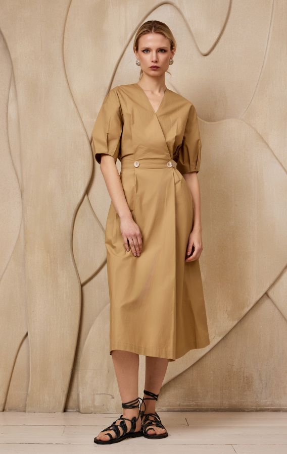 Платье S241217F песочное (1)