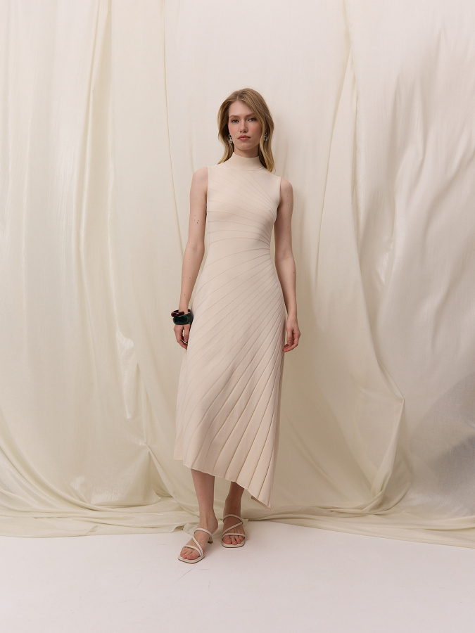 платье 26S1303K – светло-бежевый (1)