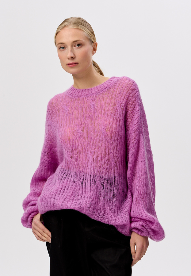 Джемпер 2432W  сиреневый (1)