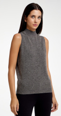 Джемпер без рукавов 2435WS серый (1)