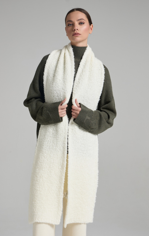 Палантин 250193.1SR - молочный 9