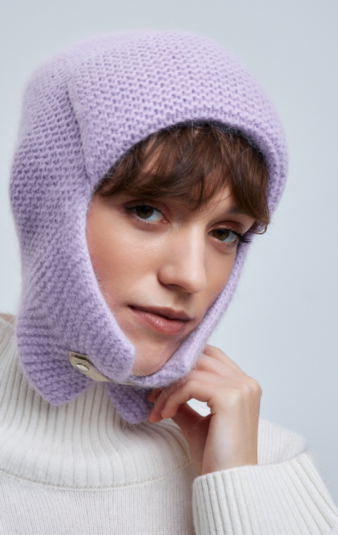 шапка ушанка 230160RG D - лаванда (2)
