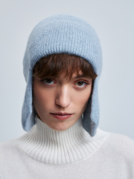 шапка ушанка 240127 - голубой (1)