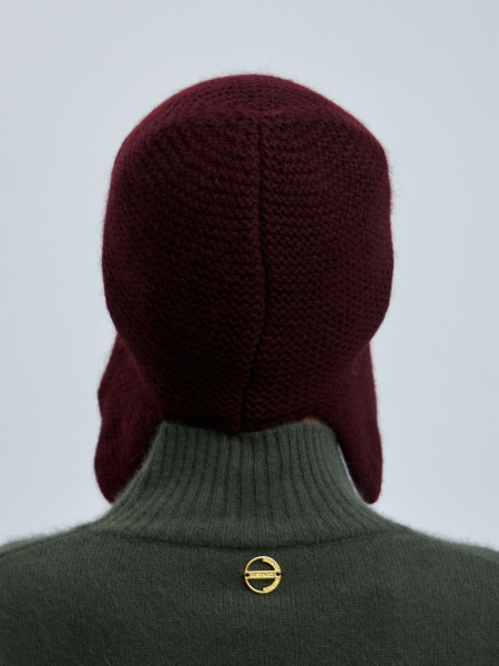 шапка ушанка 230160REC - марсала (4)