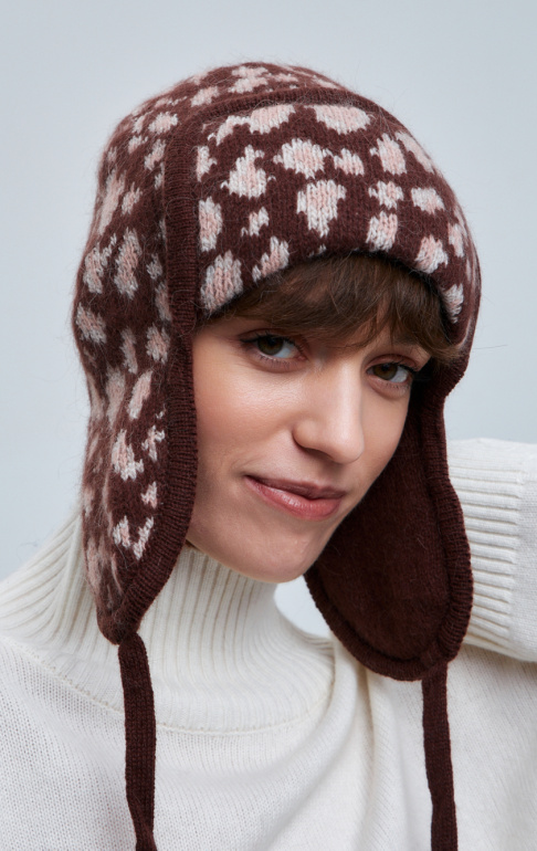 шапка ушанка 240118 - коричневый (3)