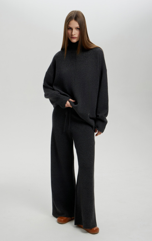 брюки 2305-1 - антрацит  джемпер 2428WCASH - антрацит (2)