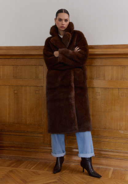 шуба 248237 - коричневый (7)