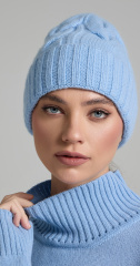шапка 240116 - голубой