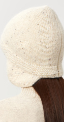Шапка ушанка 260168TM Молочный (6)