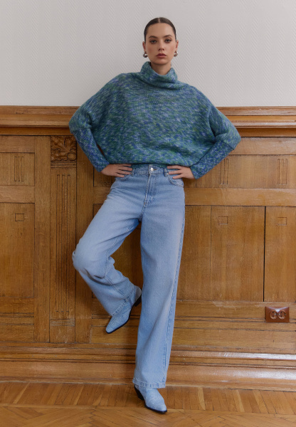 джемпер 26W2107K - синий мультиколор (8)