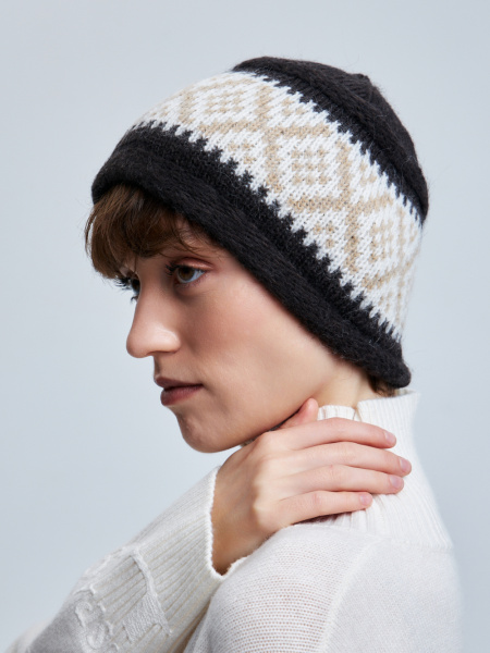 шапка 260107PG - бежево-коричневый (3)