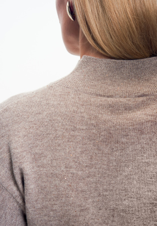 2480W джемпер бежевый люрекс (3)