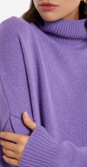 Свитер L77 фиолетовый (5)