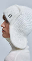 шапка ушанка 250130SC - белый (3)