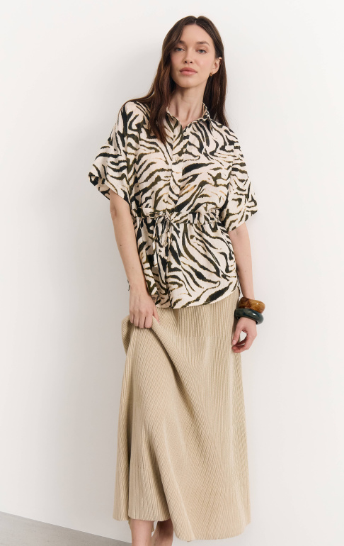 рубашка 26S1022F – бежевый (2)