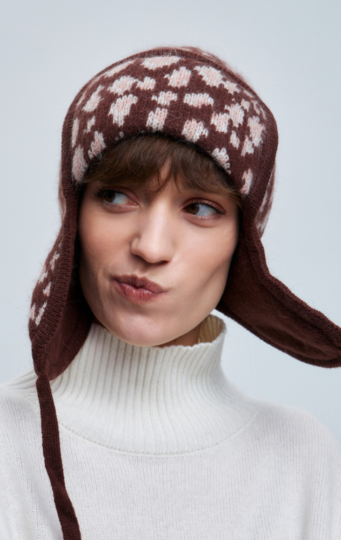 шапка ушанка 240118 - коричневый (2)
