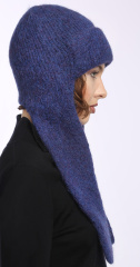 шапка ушанка 240187 синяя (3)