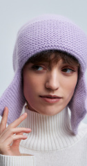 шапка ушанка 230160RG - лаванда (3)