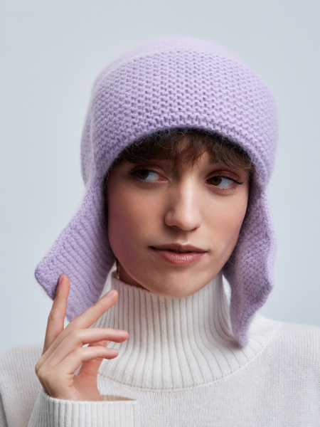 шапка ушанка 230160RG - лаванда (3)