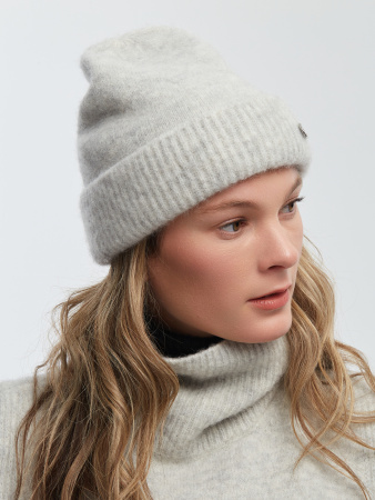 Шапка 230111HD светло-серая (1)