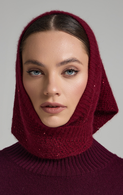 косынка 250172FXV - марсала