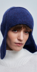 шапка ушанка 250160SC - синий (1)