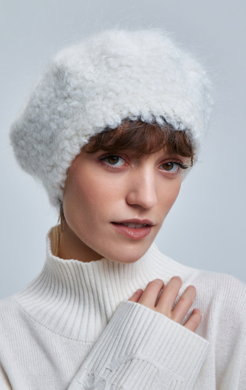 берет 260128MH - белый (1)