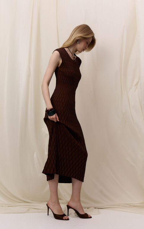 платье 26S1307K – шоколадный (4)