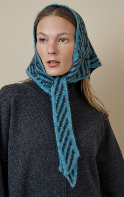 Косынка 250112REC джинсовый (1)