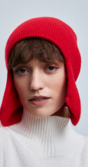 шапка ушанка 240193 - красный (2)