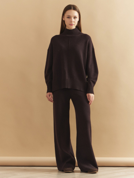 Джемпер 2428WCASH Темный шоколад