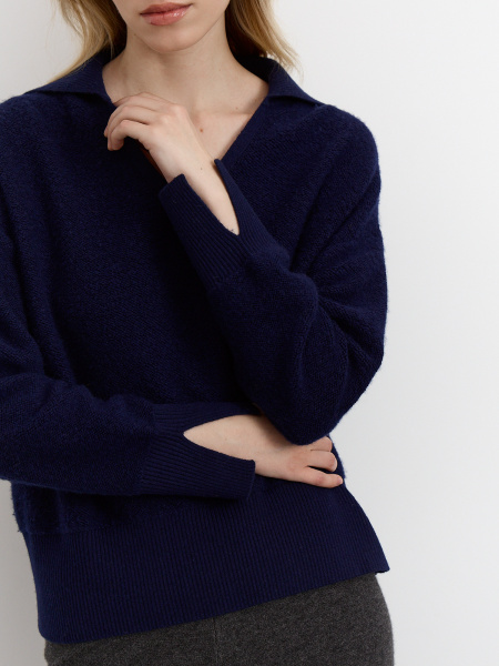 Джемпер 25W2116K Синий (24)