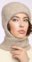 шапка ушанка 240187 светло-бежевая (4)