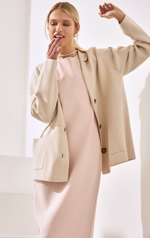 Жакет S241307K4101 экрю (1)