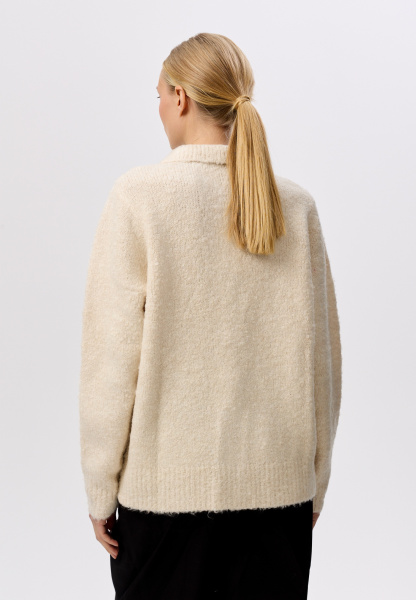 кардиган букле 25W0412K молочный (9)