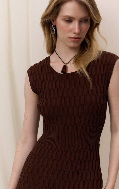 платье 26S1307K – шоколадный (3)