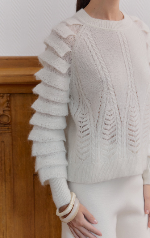 джемпер 26W2121K - молочный (5)