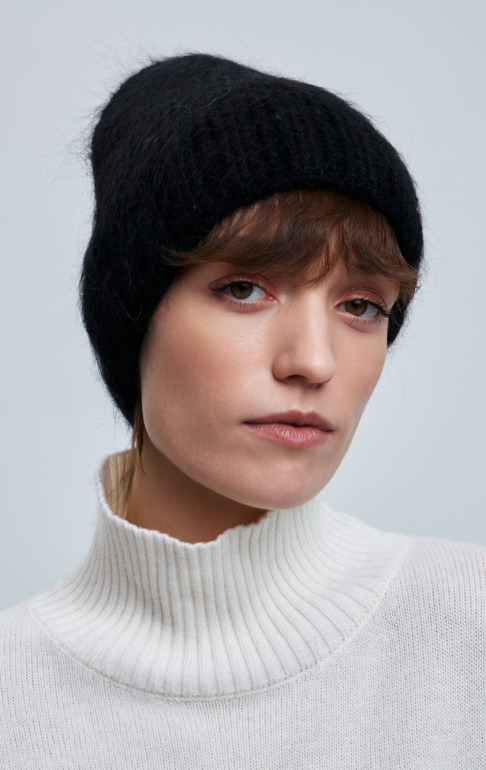 шапка 260163MH - черный (1)