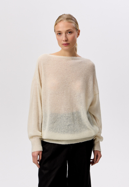 Джемпер-паутинка 2939W белый (5)