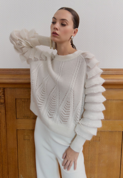 джемпер 26W2121K - молочный (7)