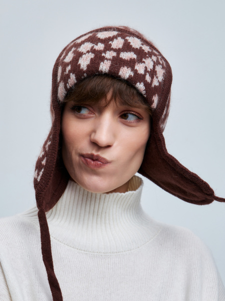 шапка ушанка 240118 - коричневый (2)
